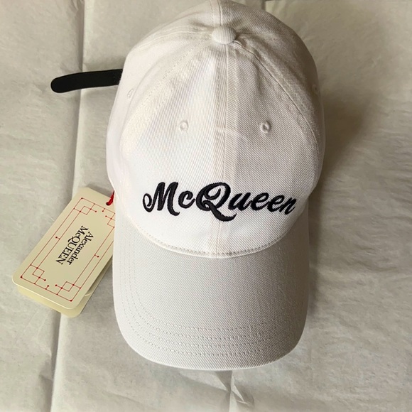ALEXANDER MCQUEEN LOGO BASEBALL HAT NEW - Picture 2 of 7